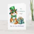 Recherche de st patrick anniversaire cartes Shamrock