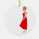 Search for red dress ornaments Girl