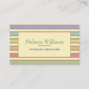 Recherche de rayures pastel cartes visite Moderne