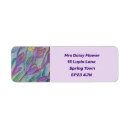Search for crocus return address labels Purple