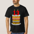 Search for 13th birthday tshirts 13 years old