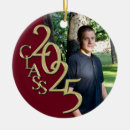 Search for burgundy gold ornaments High school