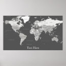 Search for world map posters Countries