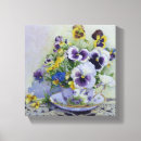 Search for pansies canvas prints Yellow