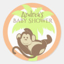 Search for little monkey stickers Baby shower