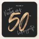 Search for 50th birthday coasters Fifty fiftieth