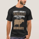 Recherche de wombat tshirts Animaux