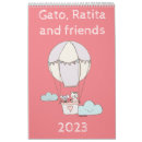 Search for cute kawaii calendars Watercolor