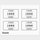 Search for employee rectangle stickers Logo