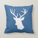 Search for deer head pillows Blue