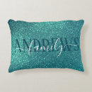 Search for teal blue pillows Girly