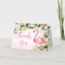 Search for aloha thank you cards Flamingo