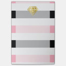 Recherche de stripes post its Rose
