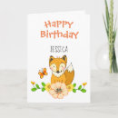 Search for fox birthday cards Kids