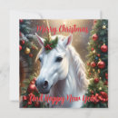 Recherche de unicorn christmas cards Blanc
