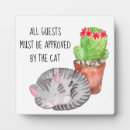 Search for funny cat plaques Cute