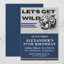 Recherche de tigre cartes invitations Moderne