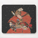 Recherche de guerrier samouraï tapis souris Vintage