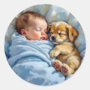 Search for blue footprints stickers Blue baby shower