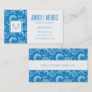 Recherche de voile cartes visite Monogramme