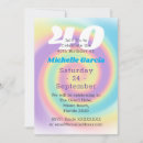 Search for psychedelic birthday invitations Modern