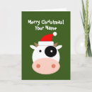 Search for cartoon cow christmas cards Funny