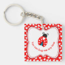 Search for lady bugs keychains Red