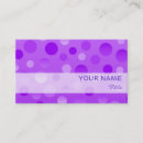 Search for spots business cards Bubbles