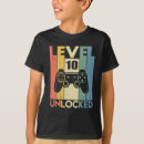 Search for level 10 tshirts 10 years old
