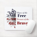 Search for be brave mousepads Blue