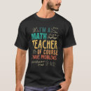 Recherche de statistics tshirts Math
