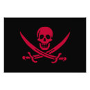 Recherche de drapeaux de pirate posters Crâne et os