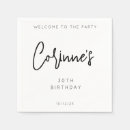 Recherche de black on white napkins Simple