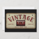 Search for music lover invitations Cassette tape