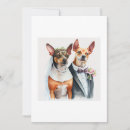 Search for dog wedding invitations Bride