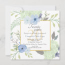 Search for blue square invitations Flowers