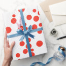 Recherche de points rouges papier cadeau Amusant
