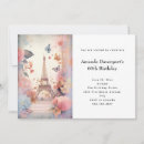 Search for eiffel tower birthday invitations French