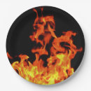 Search for fire flame paper plates Birthday