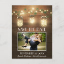 Search for mason jar save the dates Western