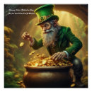 Search for irish leprechaun posters Saint patricks day