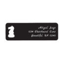 Search for chess return address labels Knight