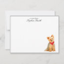 Search for dog lover note cards Watercolor