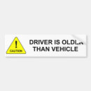 Search for old driver bumper stickers Car