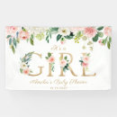 Search for baby girl shower banners Floral