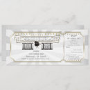 Search for retro movie ticket invitations Elegant