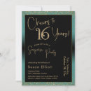 Search for cheers to 16 years invitations Party