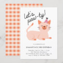 Search for orange kitty cat invitations Kitten