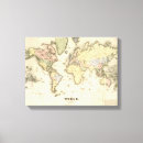 Search for antique maps canvas prints Mercator
