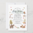 Search for rustic woodland animals baby shower invitations Gender neutral